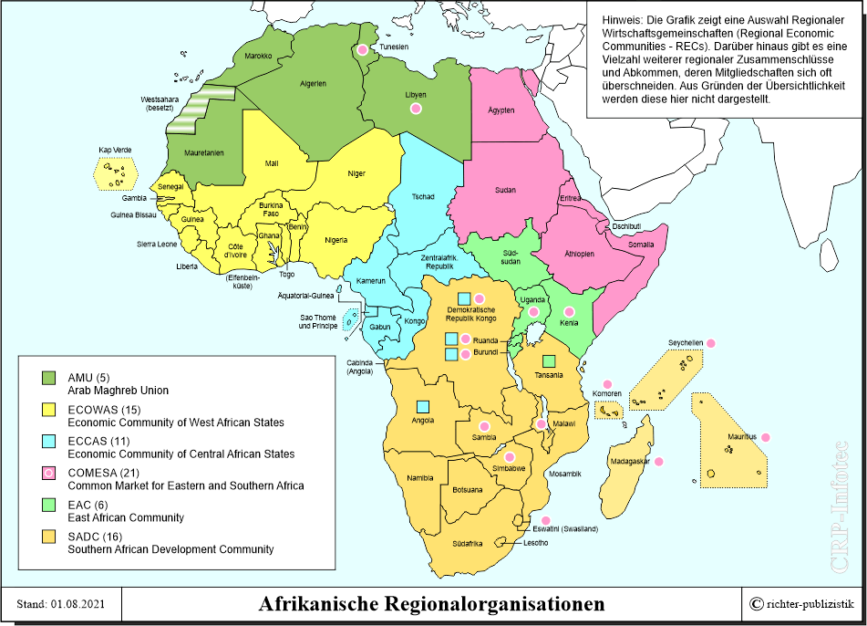 Afrika Regionen