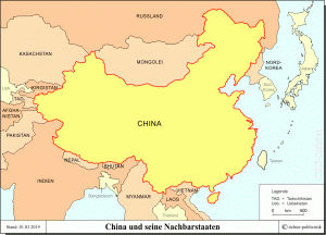 China und seine unmittelbaren Nachbarstaaten