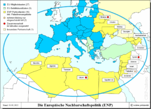 Die Europäische Nachbarschaftspolitik (ENP) - Partnerländer der ENP