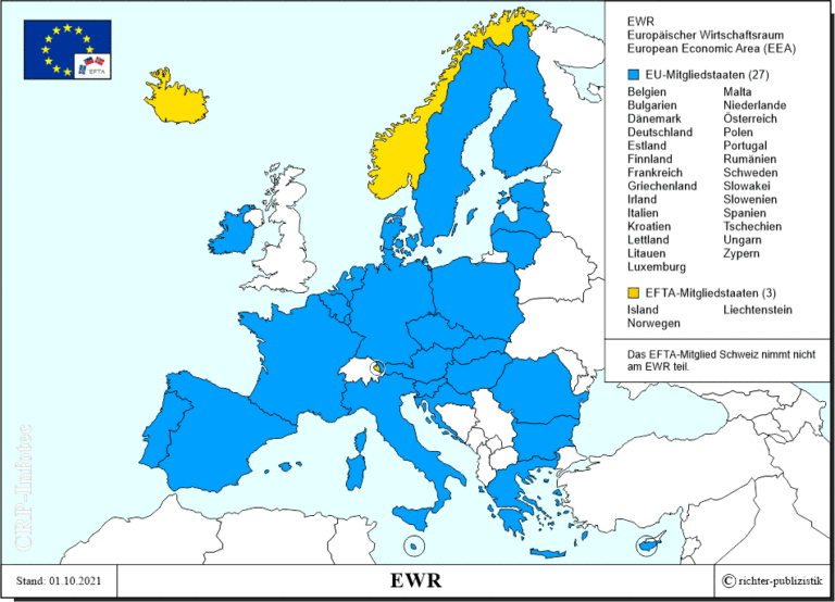 Der EWR auf einen Blick – Politik und Zeitgeschichte