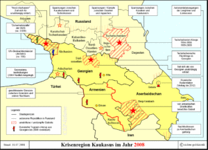 Krisenregion Kaukasien - Konflikte mit Stand 2008