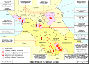Krisenregion Kaukasien - eingefrorene Konflikte (aktueller Stand)