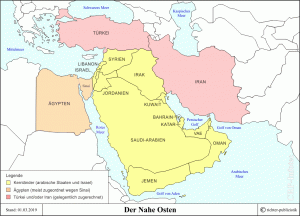 Naher Osten - die Länder des Nahen Ostens