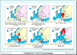 NATO - Chronik der Erweiterungen (Kartengrafik)