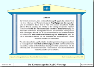 Artikel 5 des NATO-Vertrags - das Kernelement
