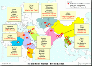 Wasserkonflikte - globale Problemzonen zwischenstaatlicher Konfliktpotentiale